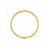 Silver Flat Anchor Chain Bracelet