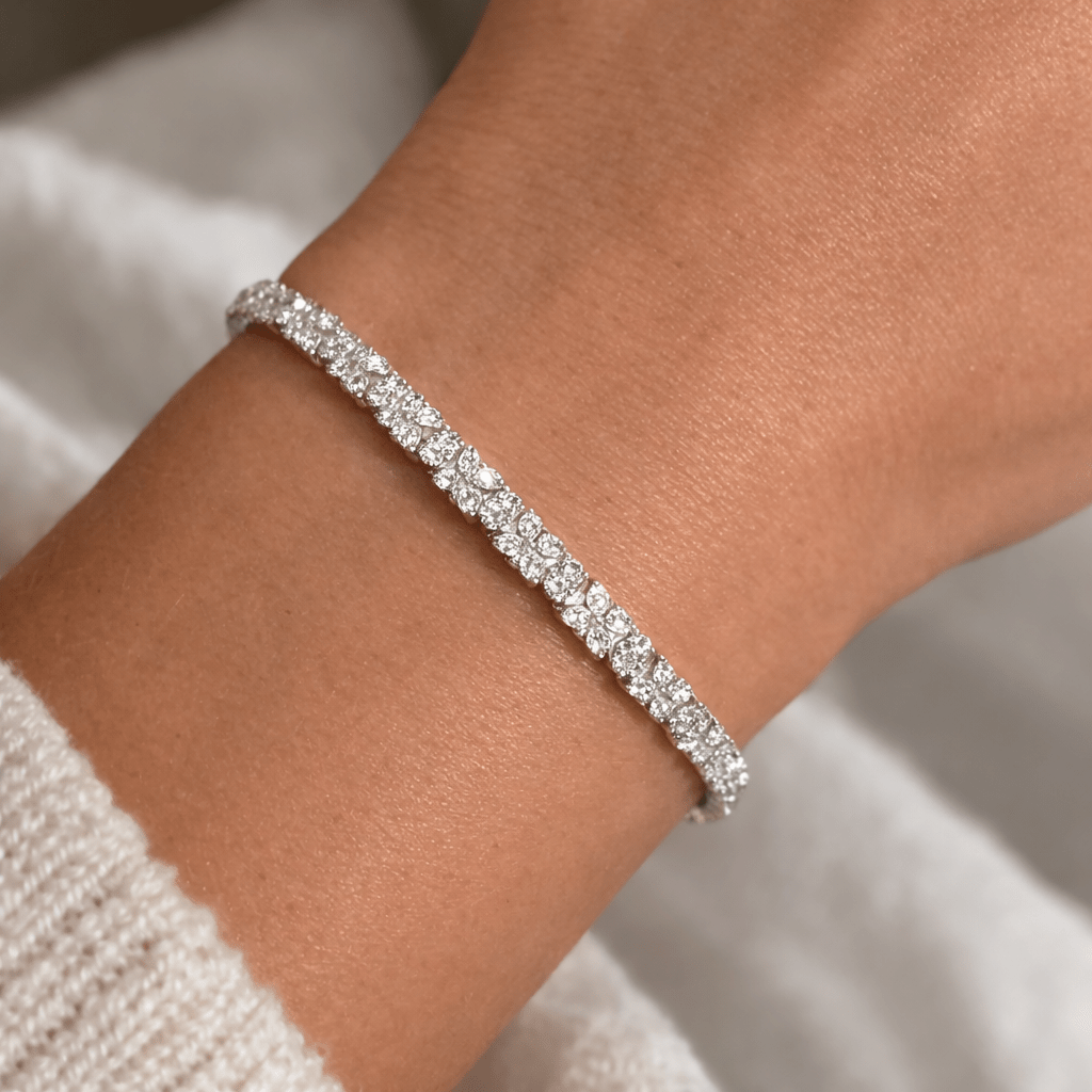 Floral Tennis Bracelet - Karen's Fine Jewellery
