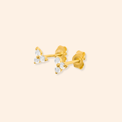 Flower Studs - Karen's Fine Jewellery