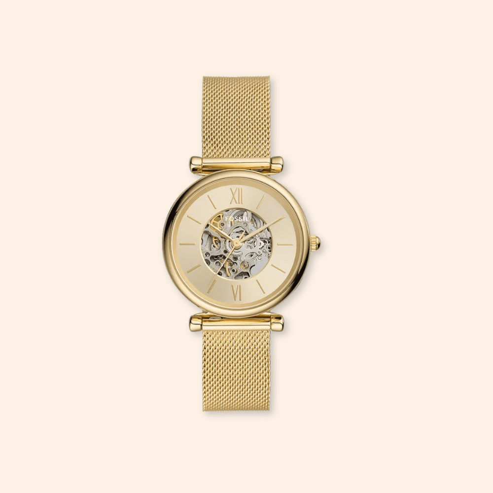 Fossil Carlie Mechanical Watch - Karen's Fine Jewellery