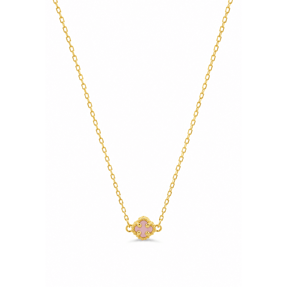 Gold Clover Station Necklace - Karen's Fine Jewellery