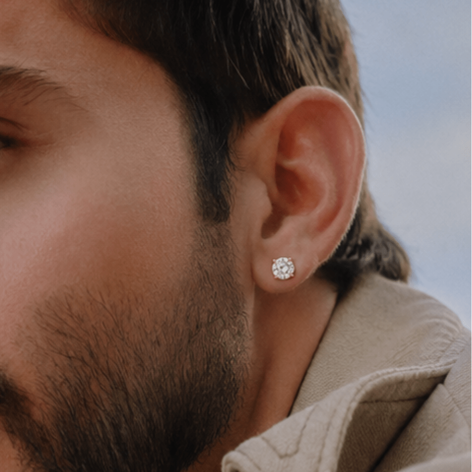 Gold C/Z Studs - Karen's Fine Jewellery