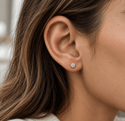 Gold C/Z Studs - Karen's Fine Jewellery