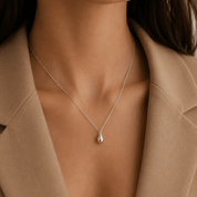 Gold Teardrop Pendant Necklace - Karen's Fine Jewellery