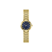 Gold-Tone and Blue Guess Watch - Karen's Fine Jewellery