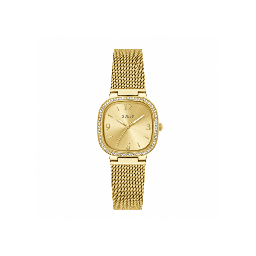 Gold-Tone Mesh Guess Watch - Karen's Fine Jewellery