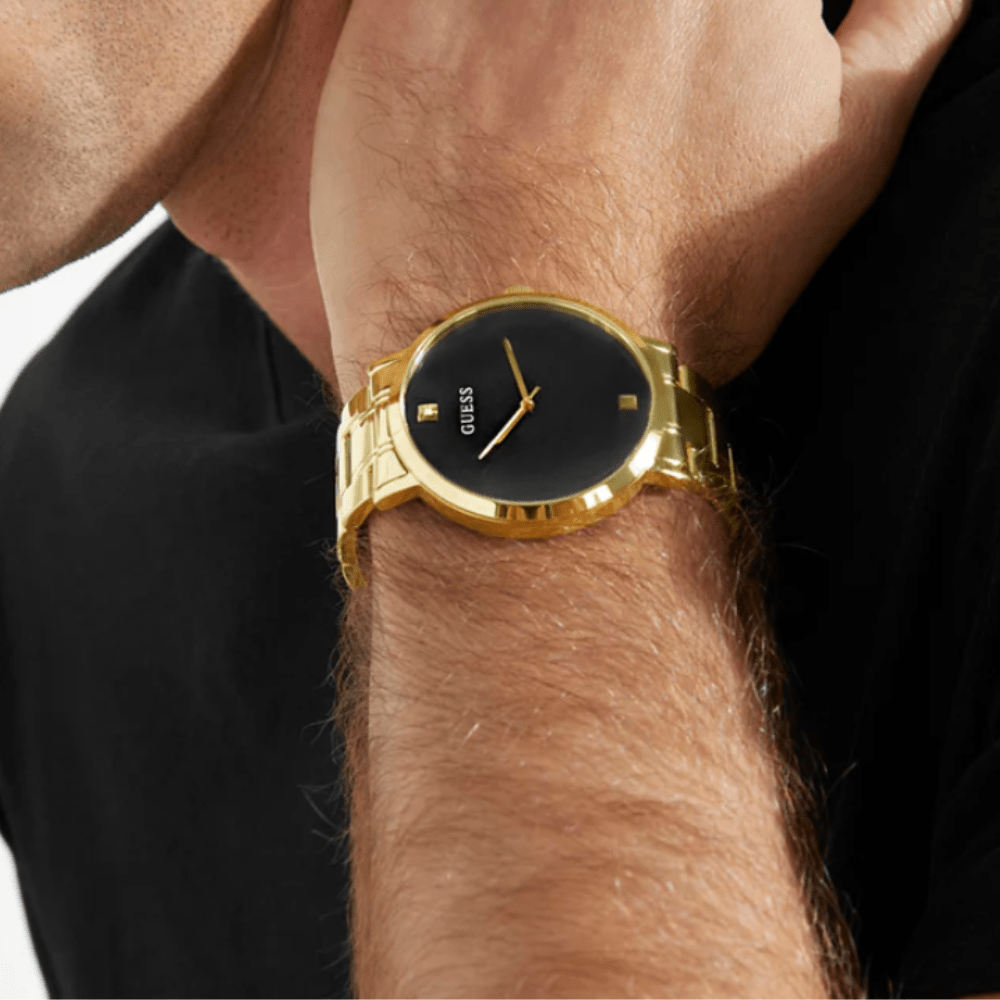 Guess Gold Tone Analog Watch - Karen's Fine Jewellery