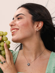 Halo Studs - Karen's Fine Jewellery