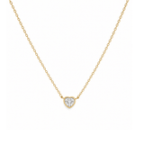 Collier serti cœur