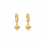 Boucles d'oreilles cœur