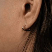 Heart Hoop Earrings - Karen's Fine Jewellery