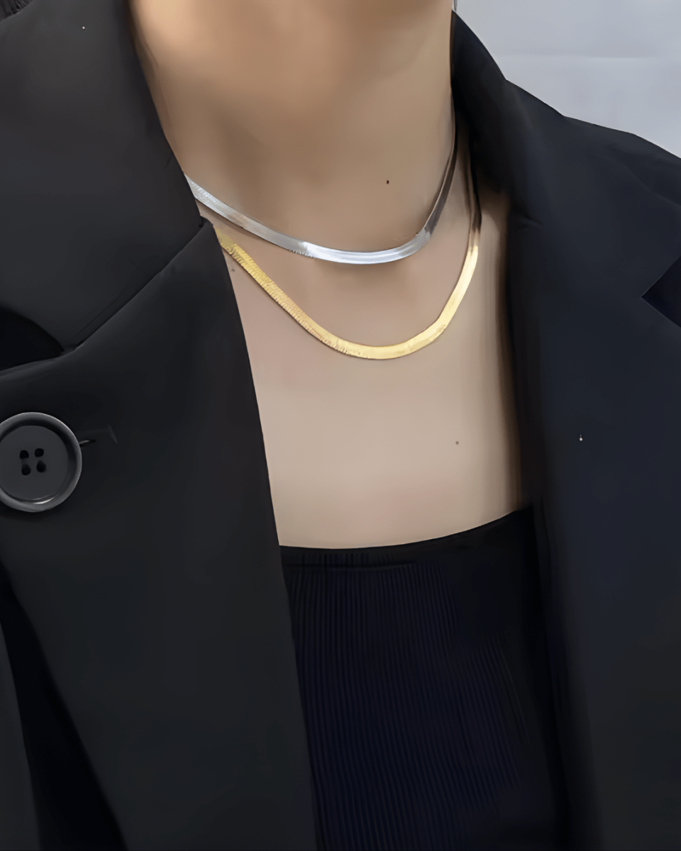 Herringbone Necklace - Karen's Fine Jewellery