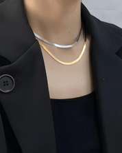 Herringbone Necklace - Karen's Fine Jewellery