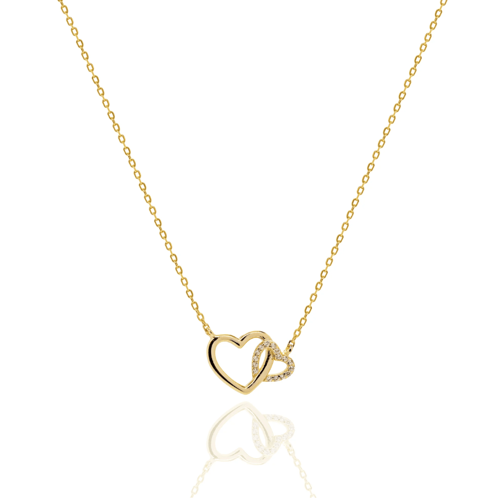 Interlocking Hearts Necklace - Karen's Fine Jewellery