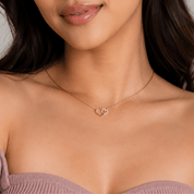 Interlocking Hearts Necklace - Karen's Fine Jewellery