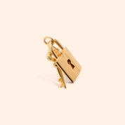 Key & Lock Charm - Karen's Fine Jewellery