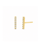 Lab Diamond Bar Studs