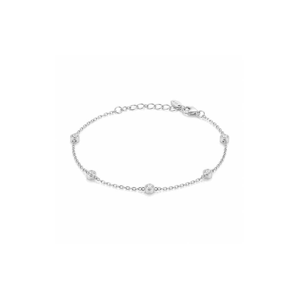 Lab Diamond Bezel Station Bracelet - Karen's Fine Jewellery