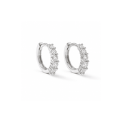 Lab Diamond Huggie Earrings - Karen's Fine Jewellery