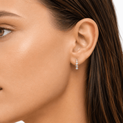 Lab Diamond Huggie Earrings - Karen's Fine Jewellery
