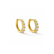 Lab Diamond Huggie Earrings - Karen's Fine Jewellery