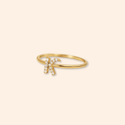 Lab Diamond Initial Ring - Karen's Fine Jewellery