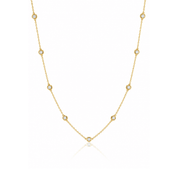 Lab Diamond Station Necklace - Karen's Fine Jewellery