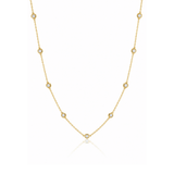Lab Diamond Station Necklace