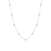 Lab Diamond Station Necklace - Karen's Fine Jewellery