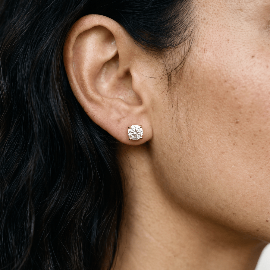 Lab Diamond Studs - Karen's Fine Jewellery