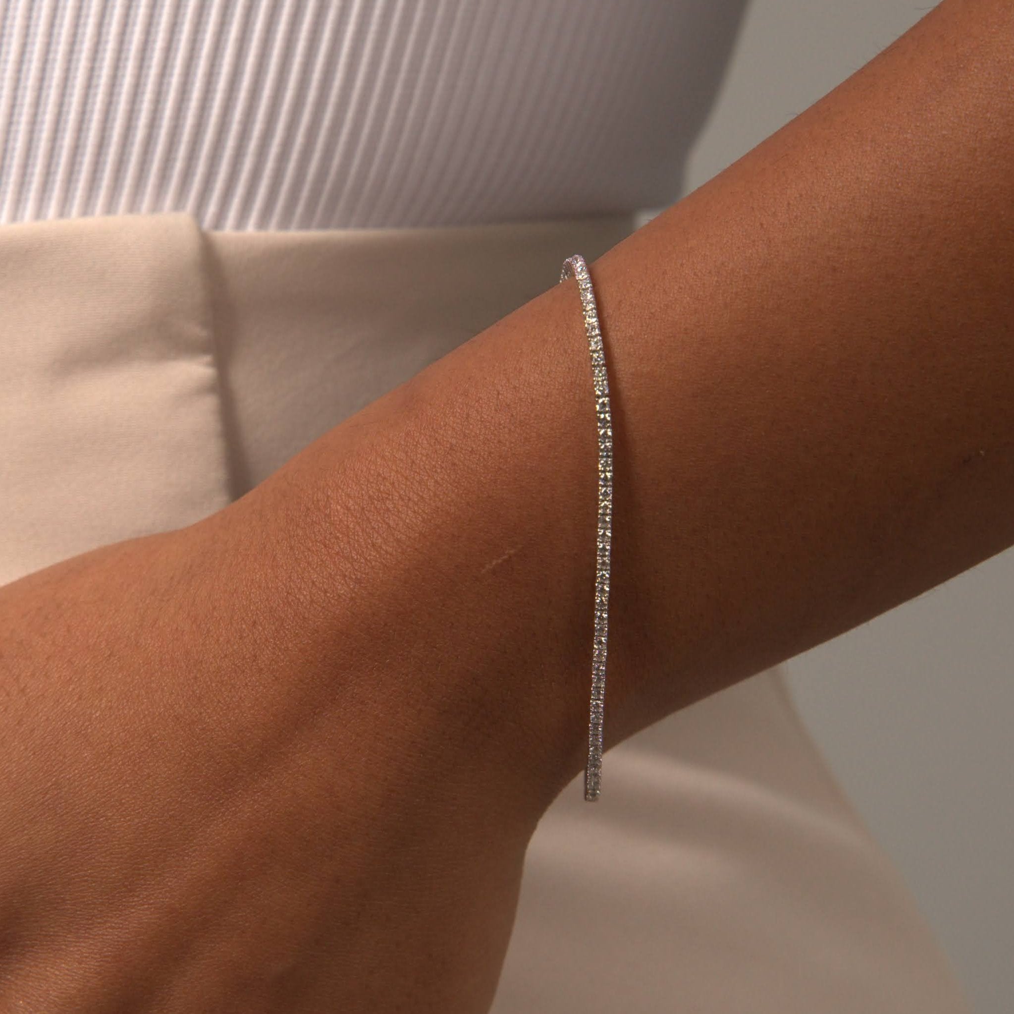 Lab Diamond Tennis Bracelet - Karen's Fine Jewellery