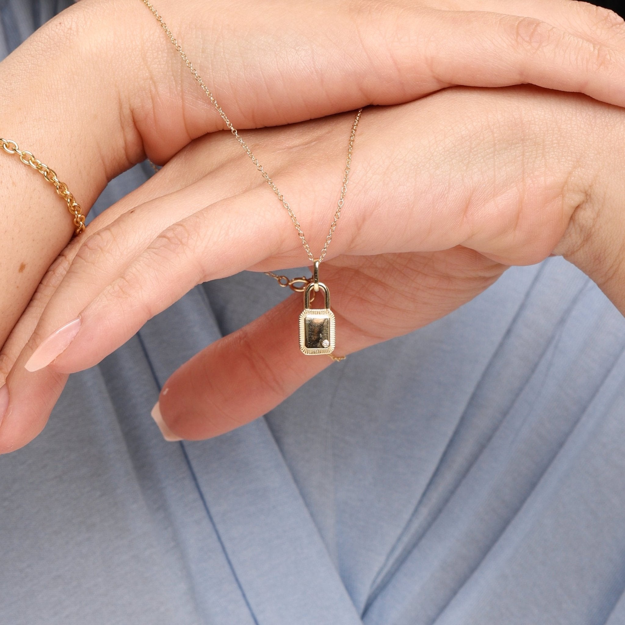 Lock Necklace - Karen's Fine Jewellery