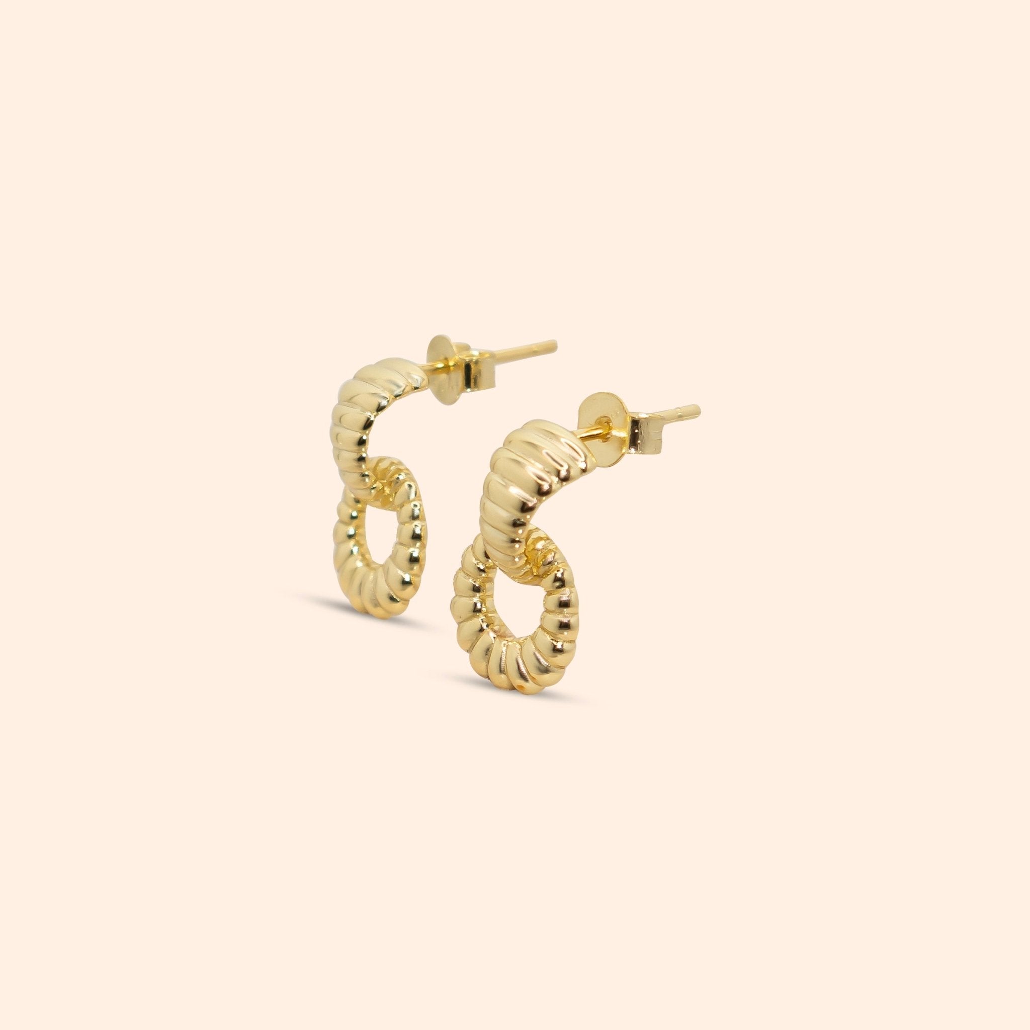 Lune Croissant Studs - Karen's Fine Jewellery