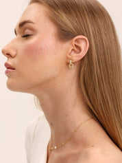 Lune Croissant Studs - Karen's Fine Jewellery