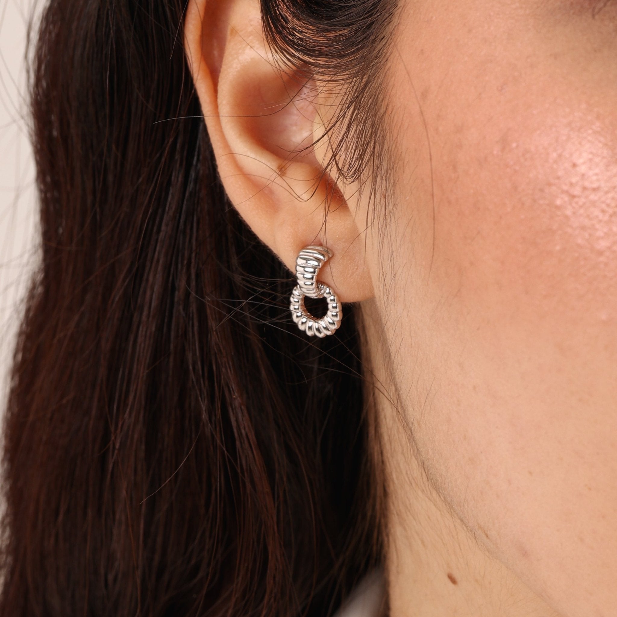 Lune Croissant Studs - Karen's Fine Jewellery