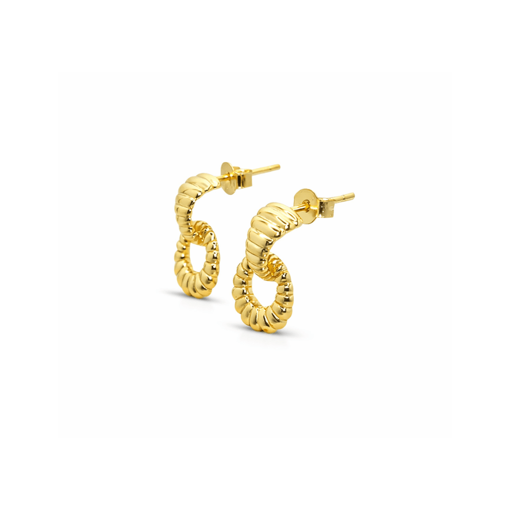 Lune Croissant Studs - Karen's Fine Jewellery