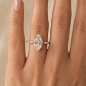Marquise Lab Diamond Ring 2.5ct - Karen's Fine Jewellery