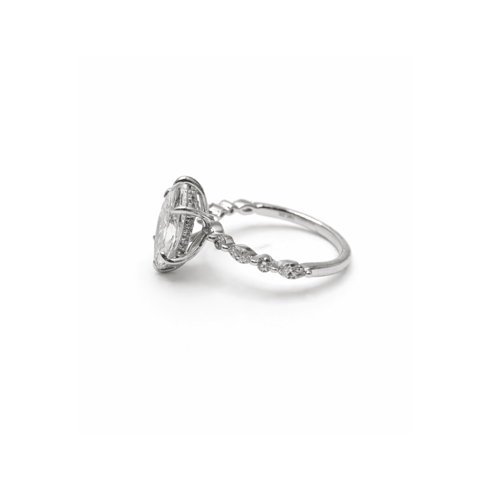 Marquise Lab Diamond Ring 2.5ct - Karen's Fine Jewellery