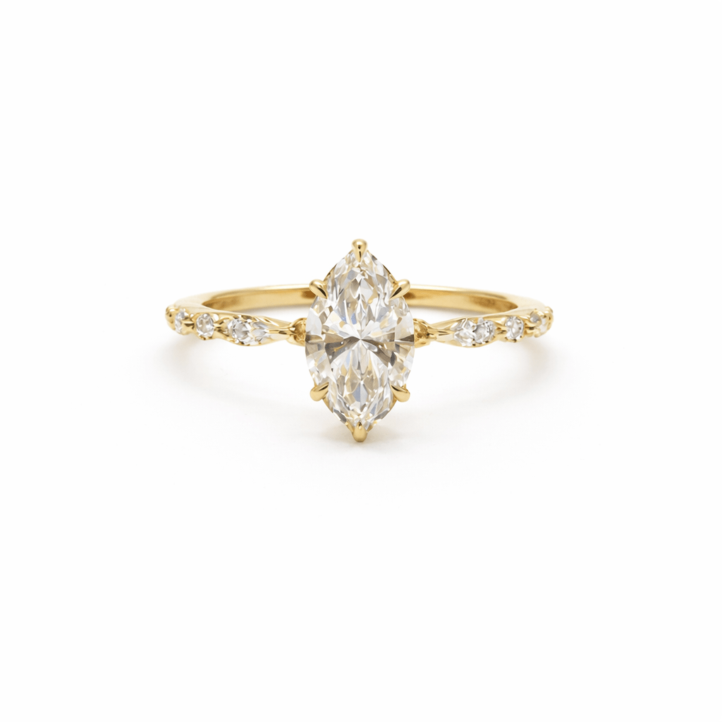 Marquise Lab Diamond Ring 2.5ct - Karen's Fine Jewellery