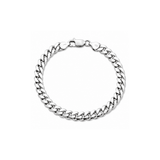 Silver Miami Cuban Chain Bracelet