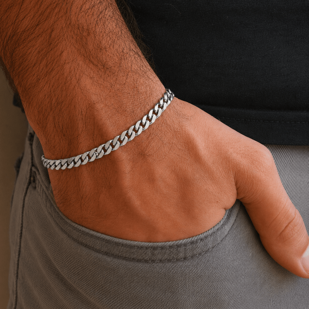 Miami Cuban Chain Bracelet - Karen's Fine Jewellery
