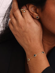 Mini Clover Studs - Karen's Fine Jewellery