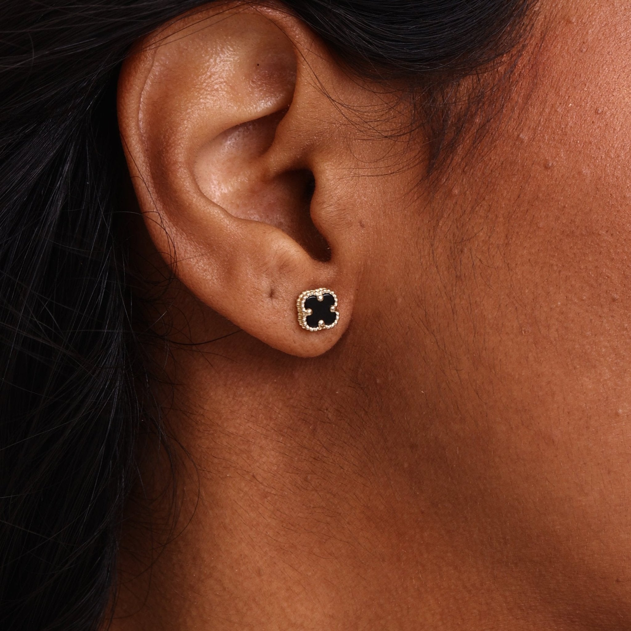 Mini Clover Studs - Karen's Fine Jewellery