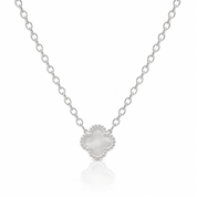 Mother of Pearl Mini Clover Necklace - Karen's Fine Jewellery