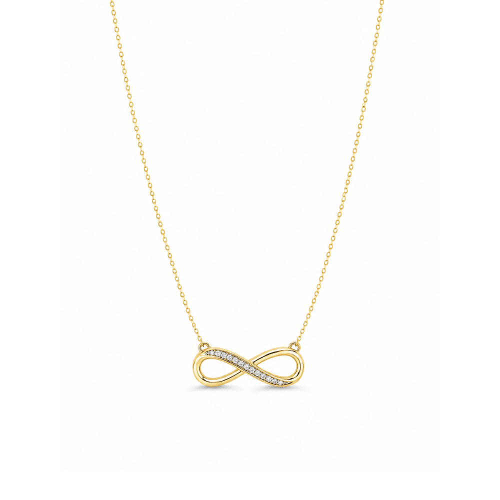 Natural Diamond Infinity Necklace - Karen's Fine Jewellery