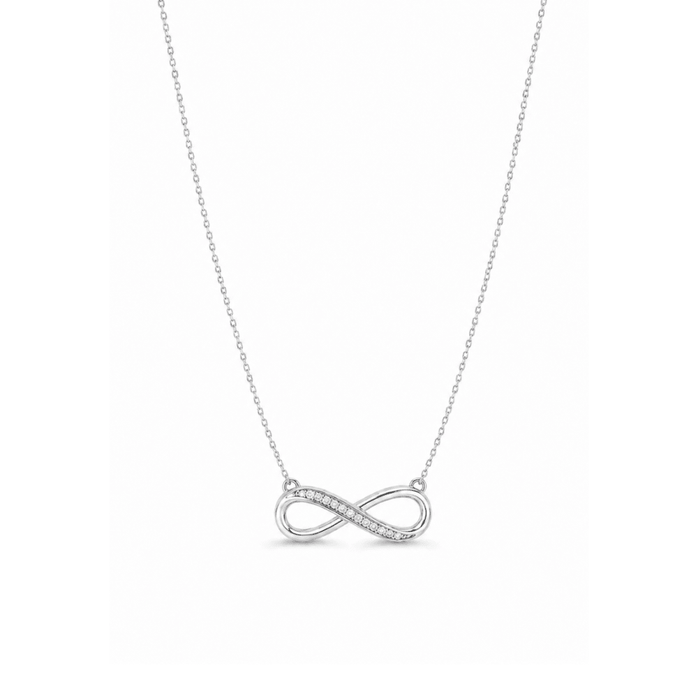Natural Diamond Infinity Necklace - Karen's Fine Jewellery