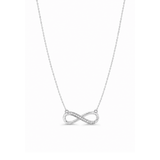Natural Diamond Infinity Necklace