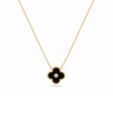 Collier Trèfle Onyx