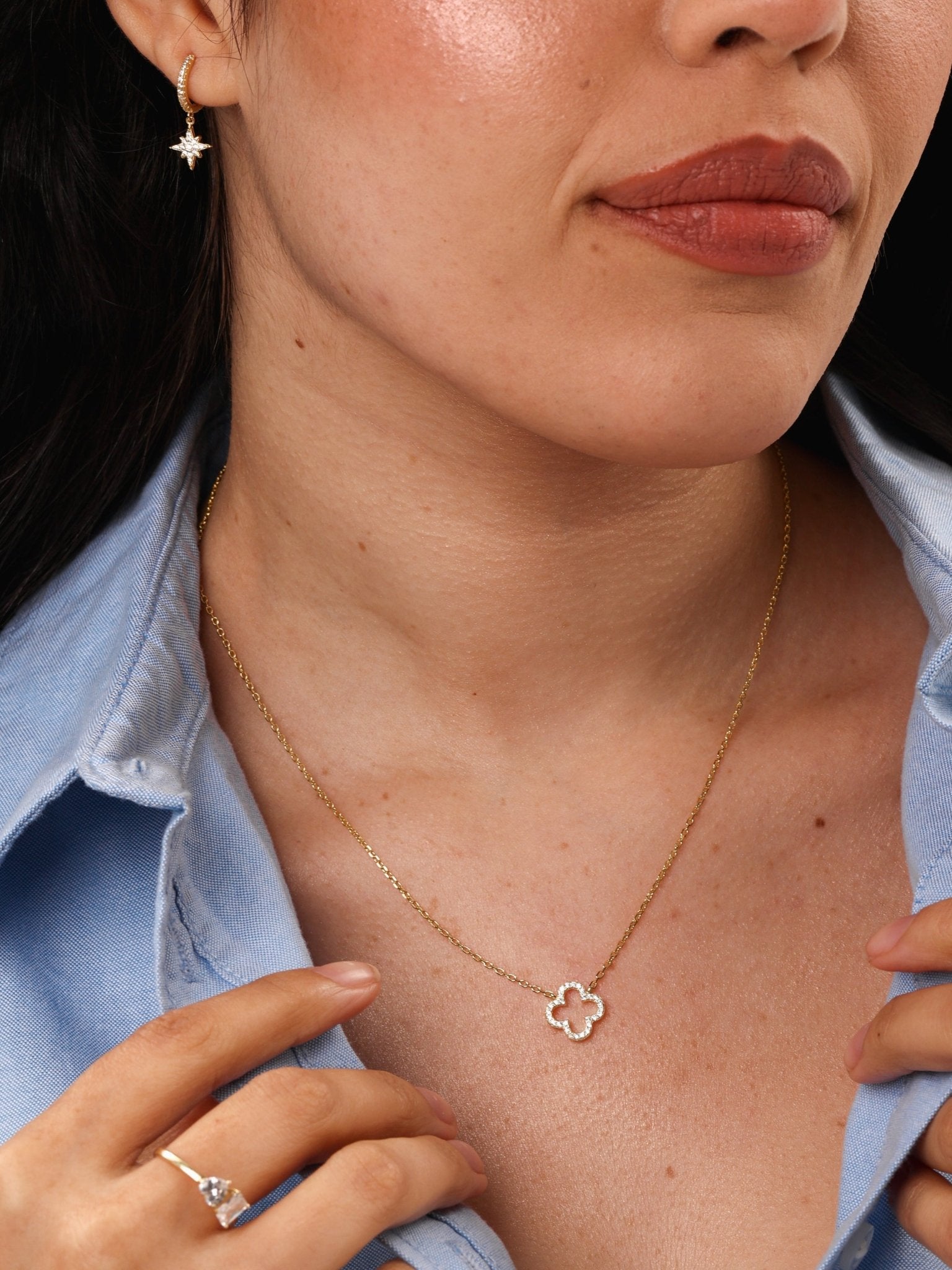 Open Clover Necklace - Karen's Fine Jewellery