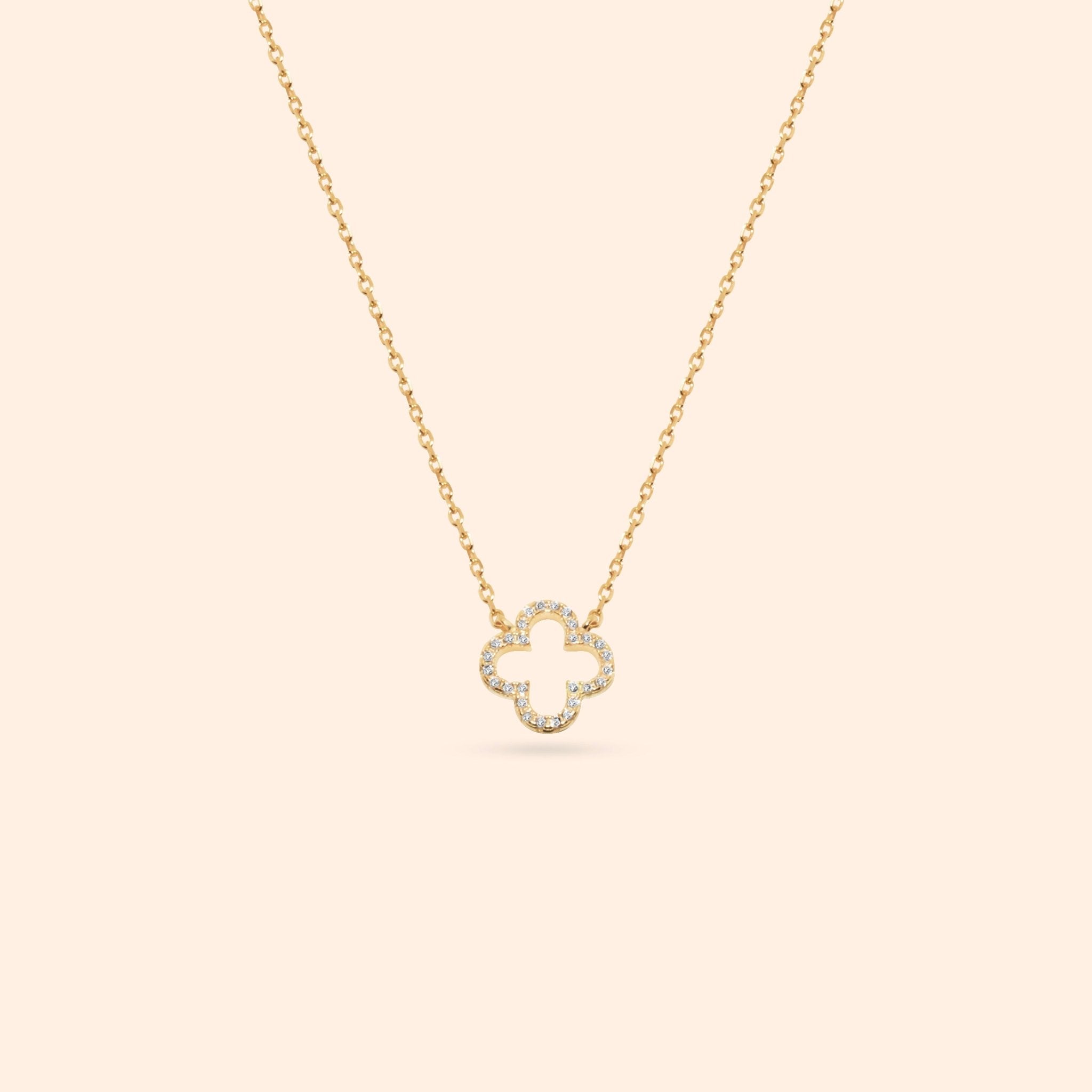 Open Clover Necklace - Karen&#39;s Fine Jewellery